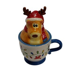 Christmas Salt and pepper shakers Reindeer Holiday